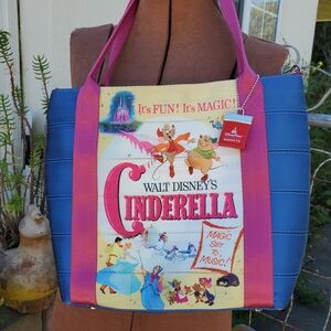 Harveys Cinderella Tote Bag - Pink and Blue